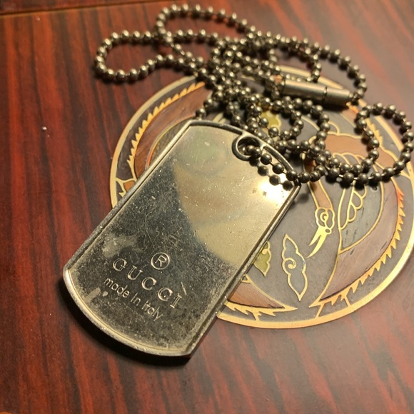 Gucci Dog Tag Necklace - Picture 4 of 11